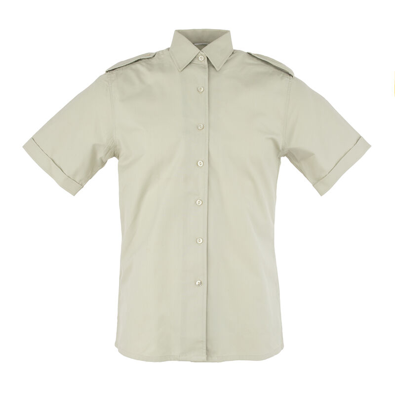Dutch Army Tan Short Sleeve BDU Shirt w/ No Pockets | Issued, , large image number 0
